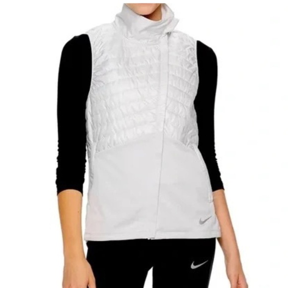 Nike Essential Running Vest, Womens Size Medium, Grey - Picture 1 of 7